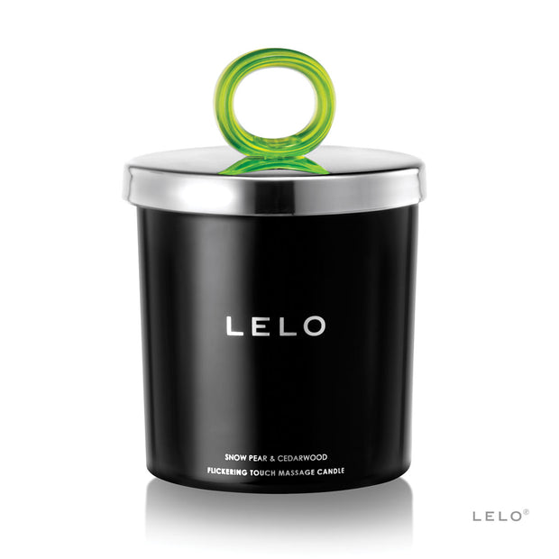 LELO Flickering Touch Massage Candle - Snow Pear/Cedarwood