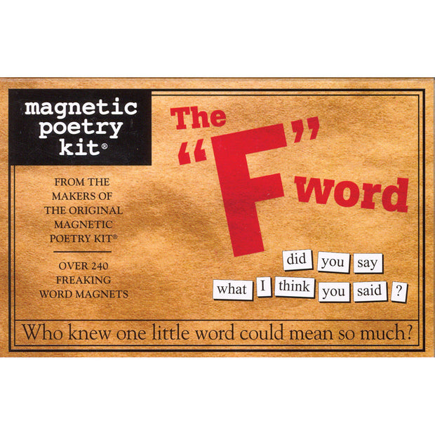 Magnetic Poetry Kit: The &quot;F&quot; Word