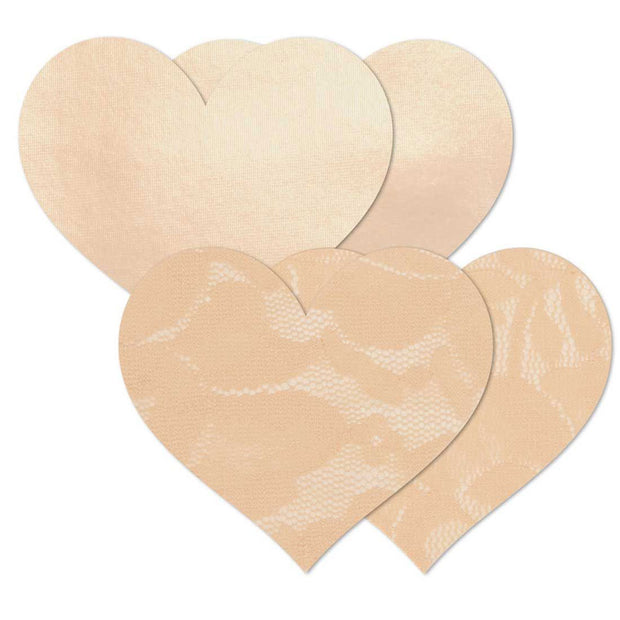 Nippies Basics Crème Hearts - Size B