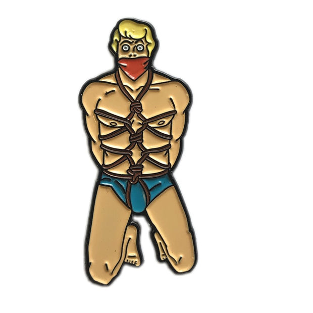 Geeky  Kinky Freddy Bound Pin