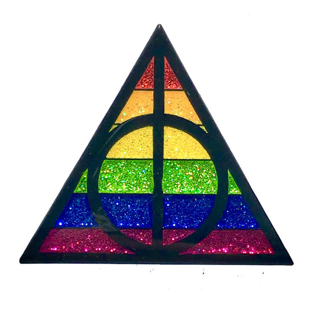 Geeky  Kinky Pride Triangle POTTER Pin