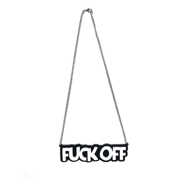 Geeky  Kinky Fuck Off Necklace