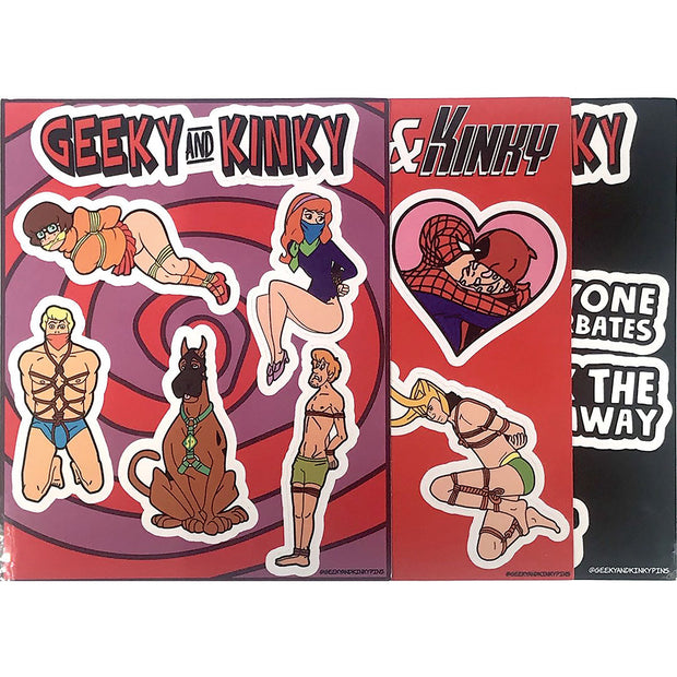 Geeky  Kinky Stickers Pack