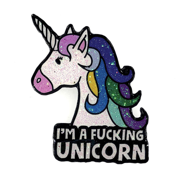 Geeky  Kinky I'm A Unicorn Pin