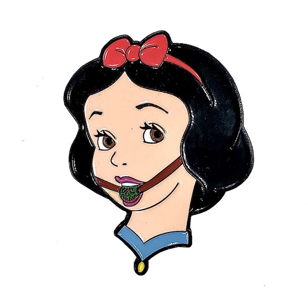 Geeky  Kinky Snow White Ballgag Pin