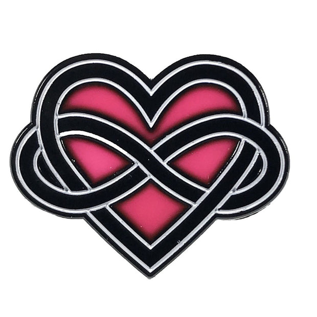 Geeky and Kinky Polyamory Pin