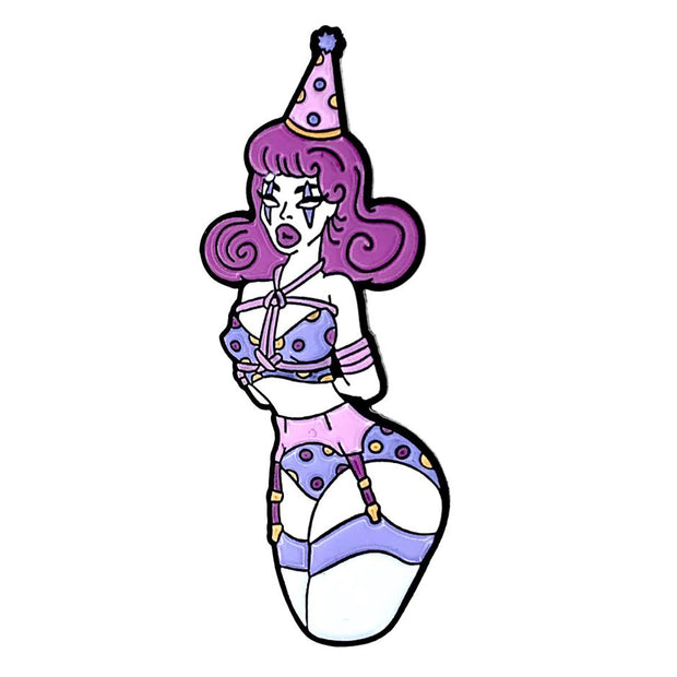 Geeky  Kinky Rope Clown - Pin