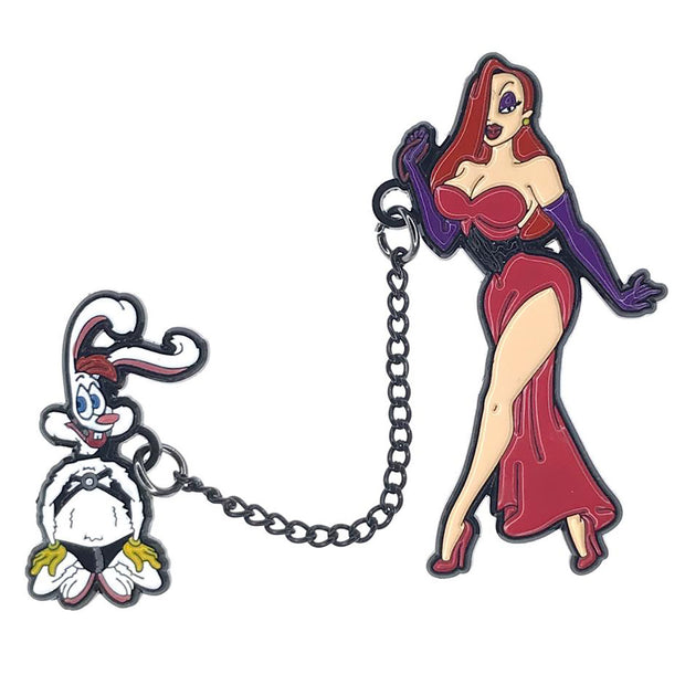 Geeky  Kinky Jessica and Roger Pin