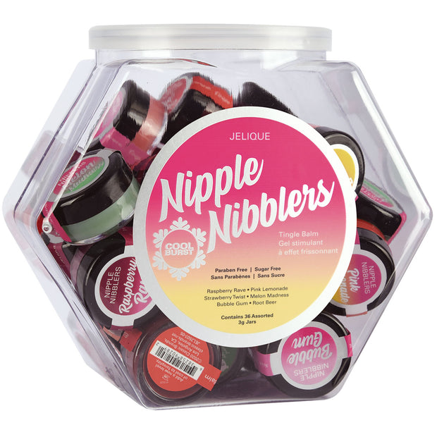 Jelique Nipple Nibbler COOL Tingle Balm 36pc Mixed Bowl