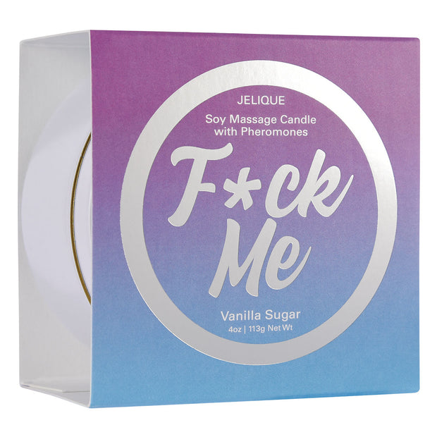 Jelique Pheromone Massage Candle F*ck Me Vanilla Sugar 4oz 